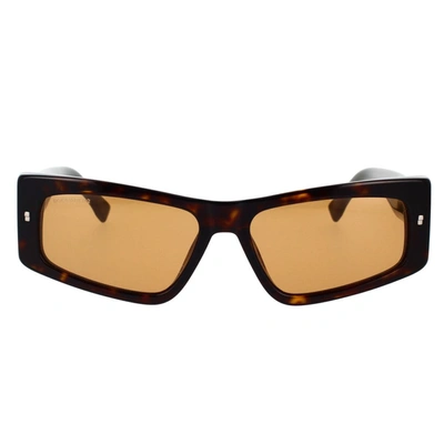 Shop Dsquared2 Sunglasses In Havana