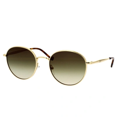 Shop Liu •jo Liu Jo Sunglasses In Gold