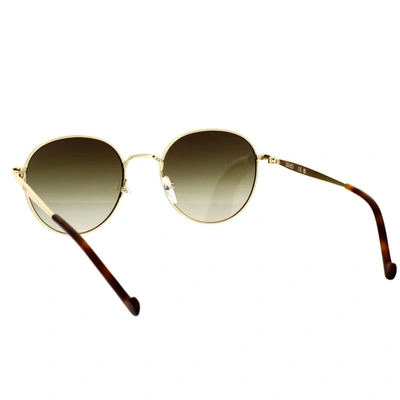 Shop Liu •jo Liu Jo Sunglasses In Gold