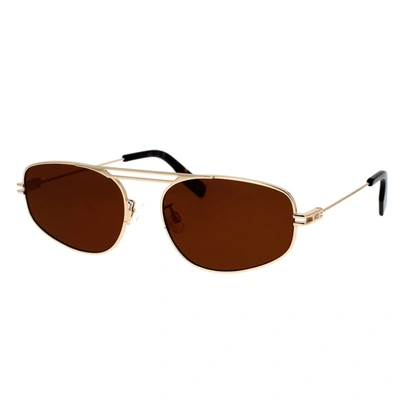 Shop Mcq By Alexander Mcqueen Mcq Sunglasses In Gold