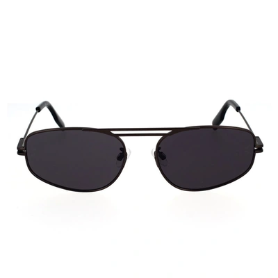 Shop Mcq By Alexander Mcqueen Mcq Sunglasses In Ruthenium
