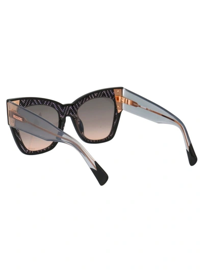Shop Missoni Sunglasses In Kdxff Black Nude