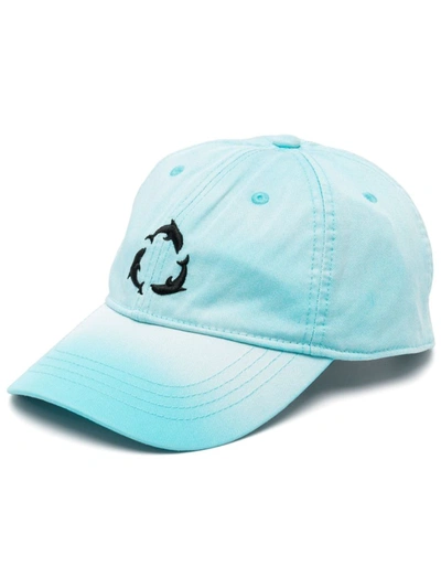 Shop Botter Dolphin Cotton Baseball Cap In Clear Blue