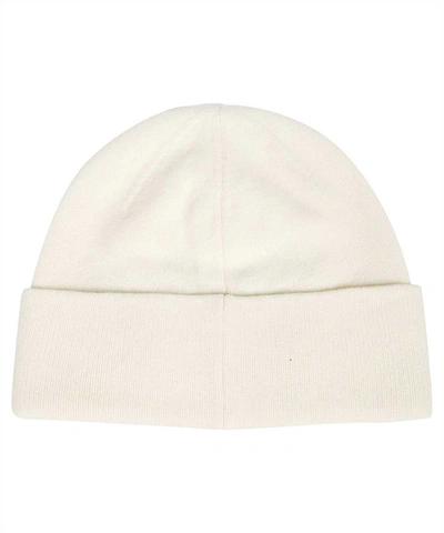 Shop Moose Knuckles Knitted Beanie In White