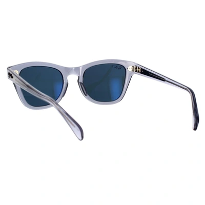 Shop Ray Ban Ray-ban Sunglasses In <p>sunglasses Ray-ban  Dark Blue Square Acetate Unisex Standard <br> Dimensions: Width Of The Lens 5