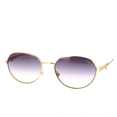 Shop Vogue Eyewear Sunglasses In Rosé Gold