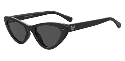 Shop Chiara Ferragni Eyeglasses In Black