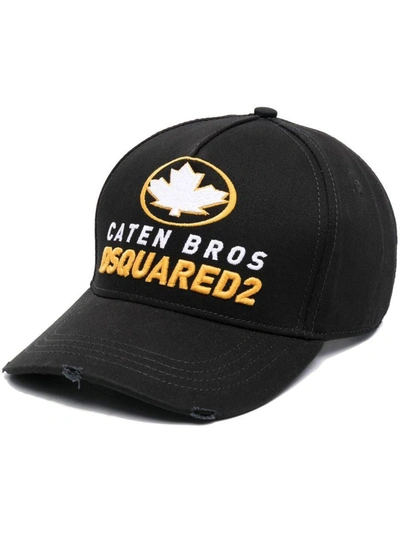 Shop Dsquared2 Caps & Hats In Nero
