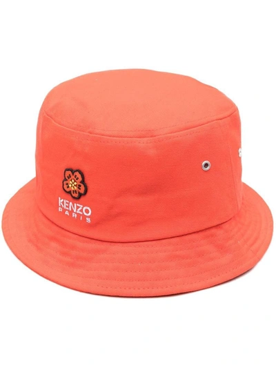 Kenzo Boke Flower Crest Bucket Hat In Rouge | ModeSens