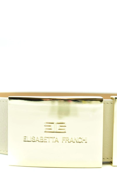 Shop Elisabetta Franchi Belts In Sky