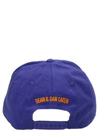 Shop Dsquared2 'one Life One Planet' Cap In Blue