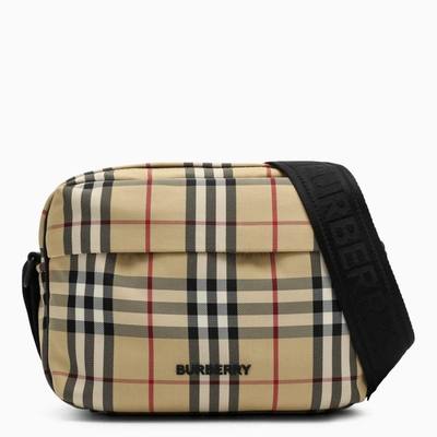 Burberry Paddy Check-print Shell Cross-body Bag in Brown for Men