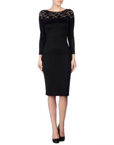 Shop Just Cavalli Knee-length Dresses In Black