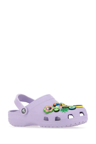 Shop Crocs Sandals In Purple