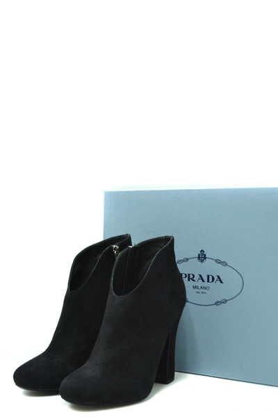Shop Prada Booties In Black
