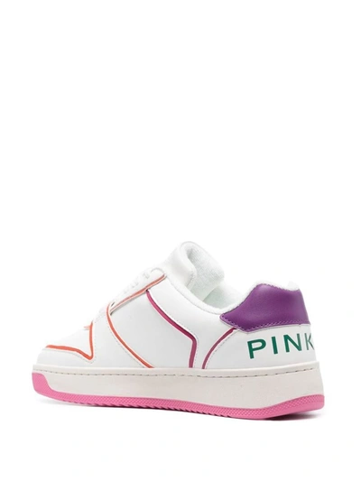 Shop Pinko Love Birds Low-top Sneakers In Spotted