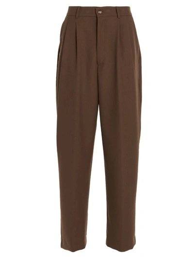 Shop Ombra Milano N°1' Pants In Brown
