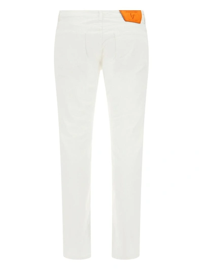 Shop Hand Picked Jeans In Bianco Ottico