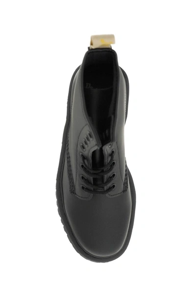 Shop Dr. Martens' Dr.martens 1460 Bex Vegan Mono Lace-up Combat Boots In Black