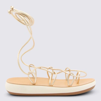 Shop Ancient Greek Sandals Platinum Leather Sandals