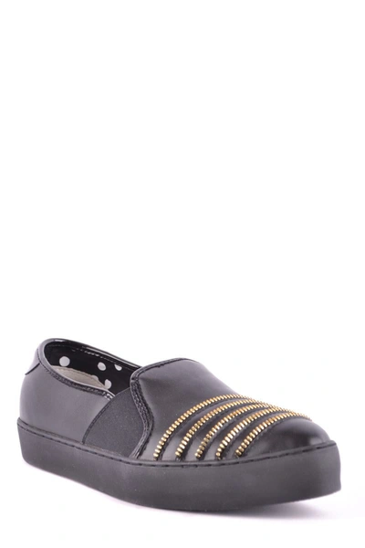 Shop Armani Jeans Moccasins In Black