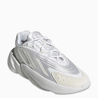 Shop Adidas Originals Ozelia Low Trainer In White