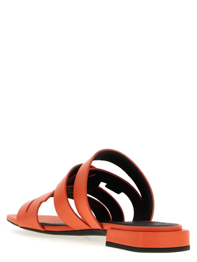 Shop Furla 'birkenwood' Sandals In Orange