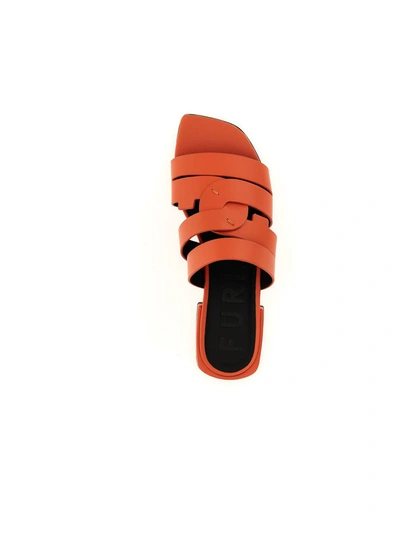 Shop Furla 'birkenwood' Sandals In Orange