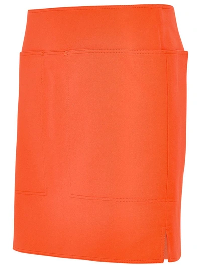 Shop Max Mara Gonna Bevanda In Orange