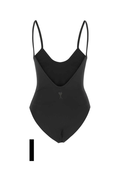 Shop Ami Alexandre Mattiussi Ami Swimsuits In Black