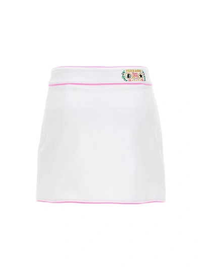 Shop Chiara Ferragni 'tennis' Skirt In White