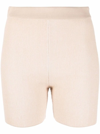 Shop Jacquemus Le Short Arancia In Beige