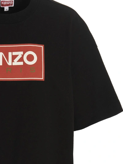 Shop Kenzo ' Paris' T-shirt Dress In Black