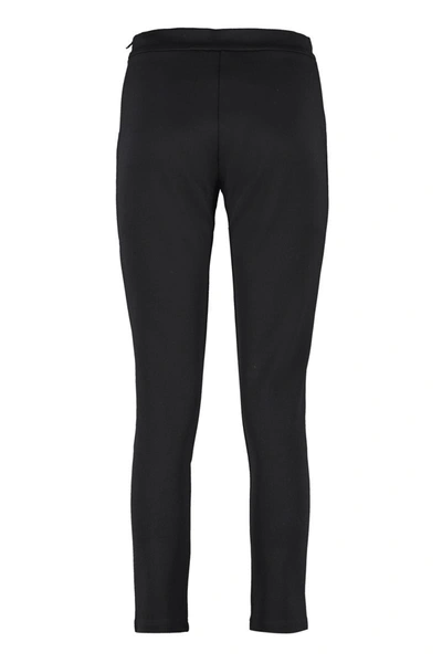 Shop Max Mara Cropped Straight-leg Trousers In Black