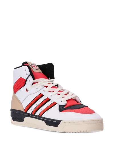 Shop Adidas Originals Sneakers High Top In White Multicolor