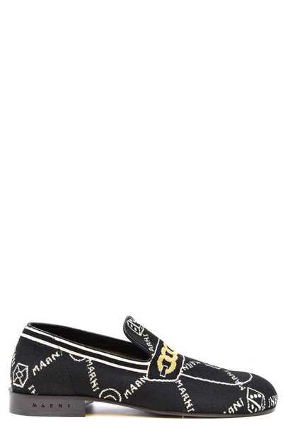 Shop Marni Moccasins In Black