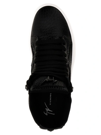 Shop Giuseppe Zanotti 'gz/94' Sneakers In White/black