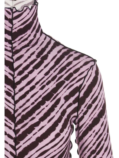 Shop Proenza Schouler White Label 'alligator' Sweater In Purple