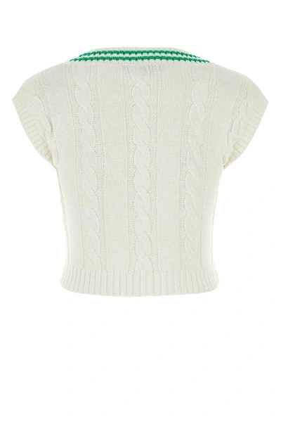 Shop Chiara Ferragni Knitwear In White