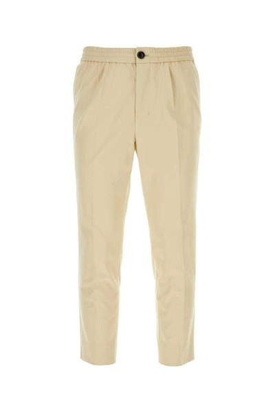 Shop Ami Alexandre Mattiussi Ami Pants In Beige O Tan