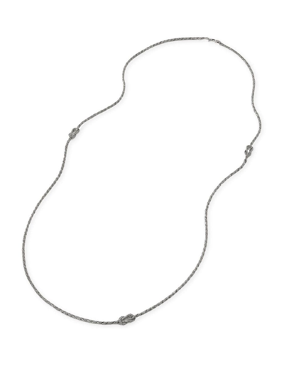 Shop John Hardy Women's Classic Chain Love Knot Sterling Silver Necklace