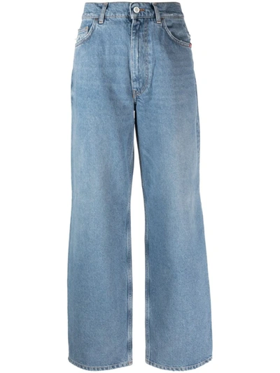 Shop Amish Denim Jeans In Clear Blue