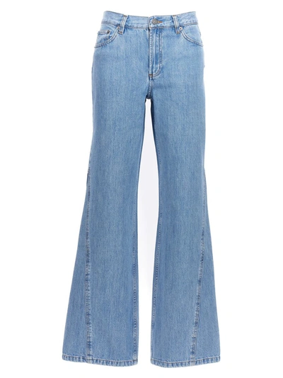 Shop Apc A.p.c. Elle Jeans In Light Blue