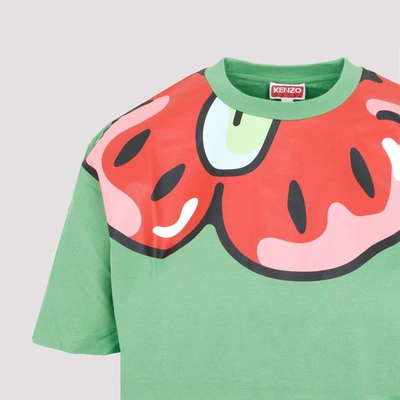 Shop Kenzo Boke Boy Kimono T-shirt Tshirt In Green