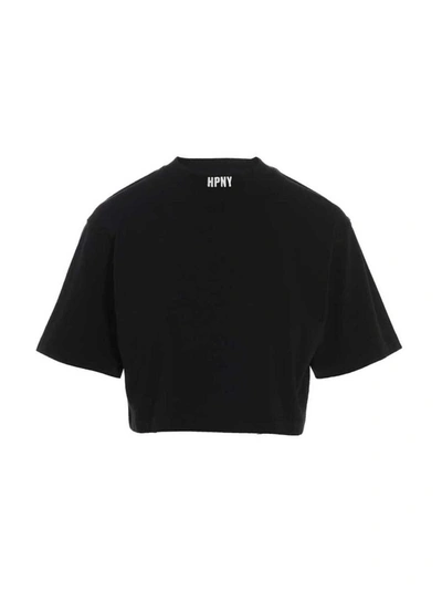 Shop Heron Preston 'hpny' Cropped T-shirt In Black