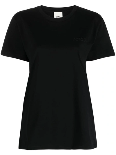 Shop Isabel Marant T-shirt Logo Clothing In Black