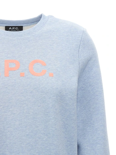Shop Apc A.p.c. Viva Sweatshirt In Light Blue