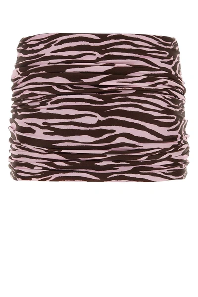 Shop Attico The  Skirts In Animal Print