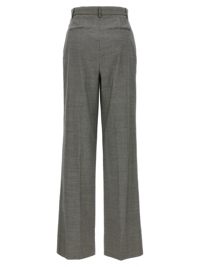 Shop Rochas Houndstooth Pants White/black