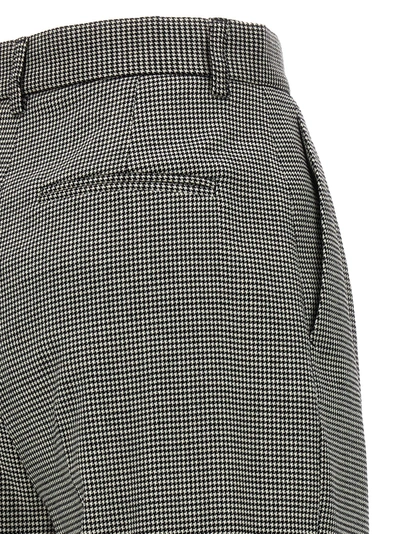 Rochas Puppytooth-pattern Virgin Wool Trousers